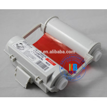 Ruban d&#39;imprimante couleur compatible blanc rouge bleu 120mm * 55m pour imprimante d&#39;étiquettes Max CPM1-100HG3c PM-100 CPM-100hc